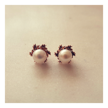 Load image into Gallery viewer, 9ct Rose Gold Pearl Earrings - Next Scent